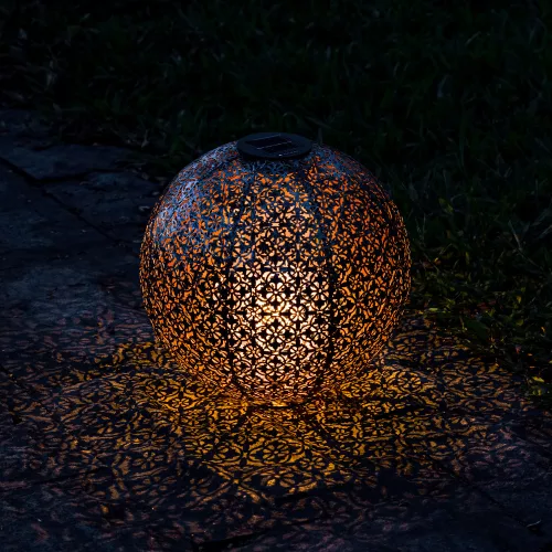 Solární venkovní lampa Navaris, LED osvětlení, 30 cm, Automatický start/stop, 47543.07