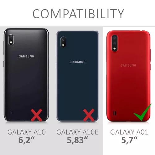 Pouzdro pro Samsung Galaxy A01, silikonové, zelené, 51372.50