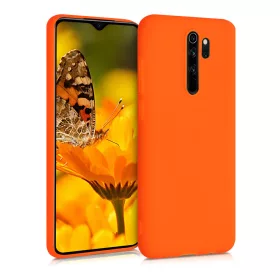   Pouzdro pro Xiaomi Redmi Note 8 Pro, silikonové, oranžové, 50242.69