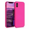 Pouzdro pro Apple iPhone X / iPhone XS, silikonové, růžové, 52975.77