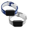 Sada 2 řemínků pro Xiaomi Amazfit GTS / Amazfit GTS 2, silikon, modrá / šedá, 52697.03