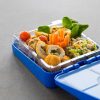 Cutie Bento Navaris cu 4 compartimente, recipient sos, albastru inchis, 49877.02.17