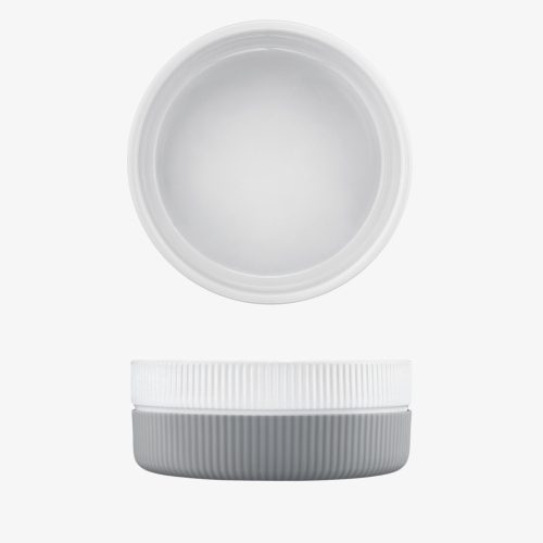 Sada 2 misek pro kočky a psy Navaris, protiskluzová, šedá, 53411.22