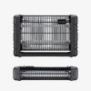 UV lampa na hmyz 4000V, 80 m2, Kwmobile, Černá, Plast, 53414.01