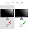 Kryt pro Apple iMac 21,5" monitor, Kwmobile, černý, textilní, 41252.01