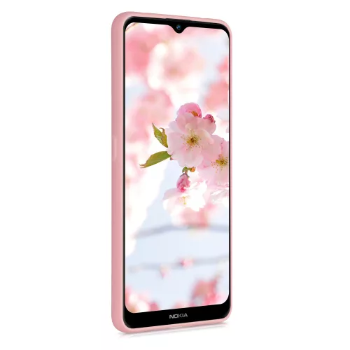Pouzdro pro Nokia 2.4, Silicon, Rose Gold, 53496.89