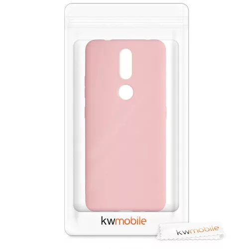 Pouzdro pro Nokia 2.4, Silicon, Rose Gold, 53496.89