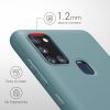 Pouzdro pro Samsung Galaxy A21s, silikonové, modré, 52494.207