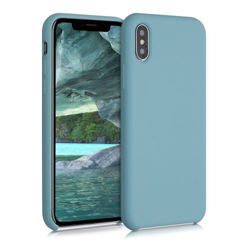 Pouzdro pro Apple iPhone X / iPhone XS, silikonové, modré, 42495.206
