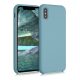 Pouzdro pro Apple iPhone X / iPhone XS, silikonové, modré, 42495.206
