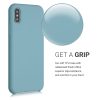 Pouzdro pro Apple iPhone X / iPhone XS, silikonové, modré, 42495.206