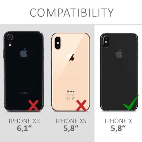 Pouzdro pro Apple iPhone X / iPhone XS, silikonové, červené, 42495.209