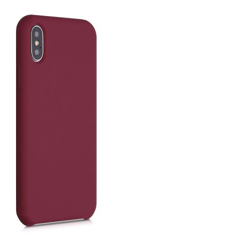 Pouzdro pro Apple iPhone X / iPhone XS, silikonové, červené, 42495.209