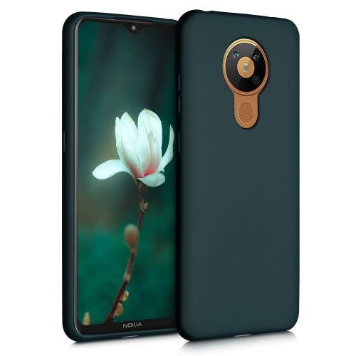 Pouzdro pro Nokia 5.3, silikonové, zelené, 53552.14