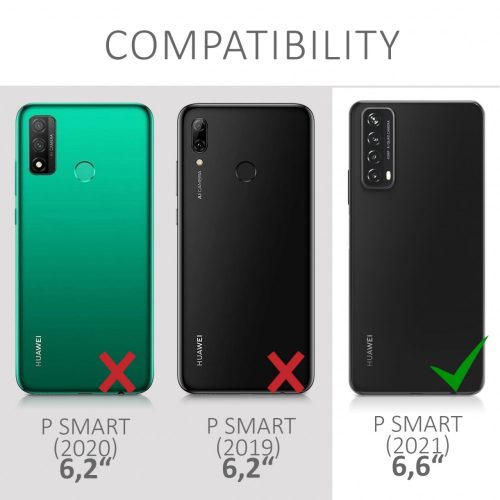 Pouzdro pro Huawei P Smart (2021), silikonové, černé, 53632.47