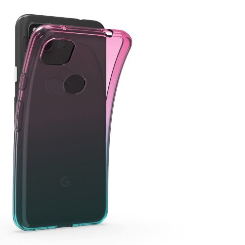 Pouzdro pro Google Pixel 4a 5G, silikonové, růžové, 53636.01