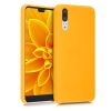 Pouzdro pro Huawei P20, silikonové, oranžové, 45689.180