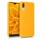 Pouzdro pro Huawei P20, silikonové, oranžové, 45689.180