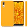 Pouzdro pro Huawei P20, silikonové, oranžové, 45689.180