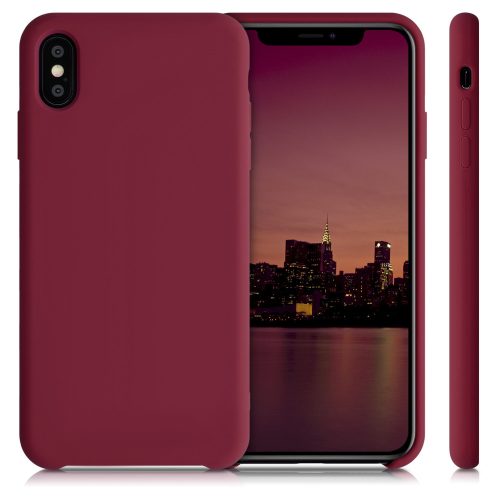 Pouzdro pro Apple iPhone XS Max, silikonové, fialové, 45909.209