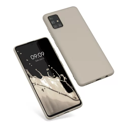 Pouzdro pro Samsung Galaxy A51, silikonové, šedé, 51196.125