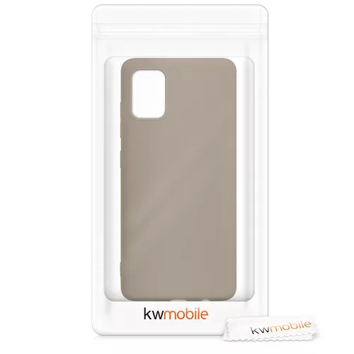 Pouzdro pro Samsung Galaxy A51, silikonové, šedé, 51196.125