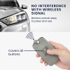 Kryt na klíče od auta pro Renault / Dacia - 4 tlačítka - Keyless Go, nubuková kůže, šedá, 48565.16