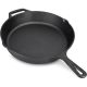 Navaris 30 cm hluboká litinová pánev s rukojetí - 48585.01