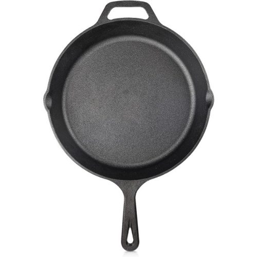 Navaris 30 cm hluboká litinová pánev s rukojetí - 48585.01