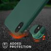 Pouzdro pro Apple iPhone X / iPhone XS, silikonové, zelené, 49915.80