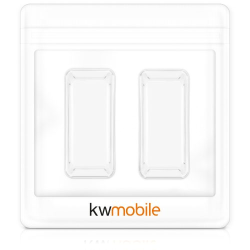 Sada 2 pouzder pro Fitbit Inspire 2/Ace 3, Kwmobile, Transparent, Silikon, 53870.01