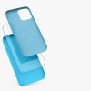 Pouzdro pro Apple iPhone 12 / iPhone 12 Pro, silikonové, modré, 52641.205