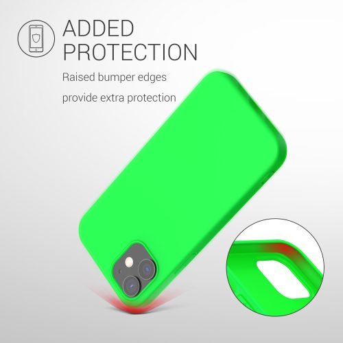 Pouzdro pro Apple iPhone 12 / iPhone 12 Pro, silikonové, zelené, 53939.44