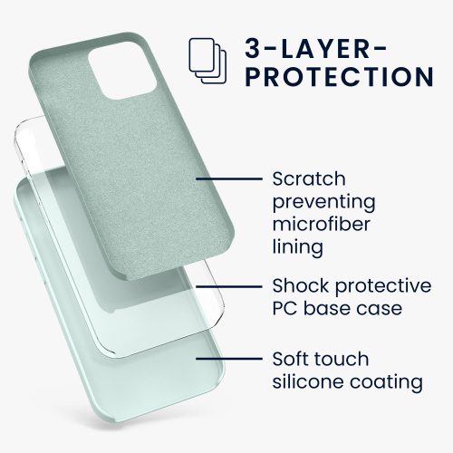 Pouzdro pro Apple iPhone 12 Pro Max, silikonové, modré, 52644.200