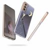 Pouzdro pro Samsung Galaxy S21 Plus, silikonové, zlaté, 54069.01