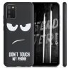 Pouzdro pro Samsung Galaxy A02s, silikonové, černé, 54047.01