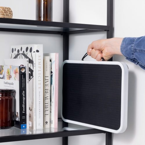 Skládací stolička Navaris 1 stupeň, 45,7x33x17,2 cm, 150 kg, kov, 54101.01