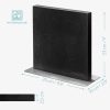 Suport magnetic cu 2 fete Navaris pentru cutite, 25x23x10 cm, lemn de cauciuc, 50416.025.04
