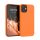 Pouzdro pro Apple iPhone 12 Mini, silikonové, oranžové, 52640.150