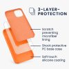 Pouzdro pro Apple iPhone 12 Mini, silikonové, oranžové, 52640.150