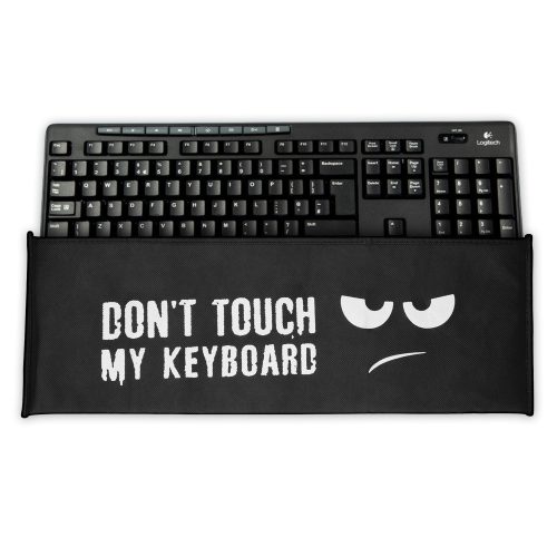 Pouzdro s klávesnicí pro Logitech MK270 Wireless, Kwmobile, Black/White, Plastic, 54308.01