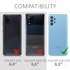 Sada 3 ks ochranných fólií pro Samsung Galaxy A32 5G, kwmobile, přední, transparentní, 54334.1