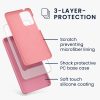 Pouzdro pro Samsung Galaxy A52 / Galaxy A52 5G / Galaxy A52s 5G, silikonové, růžové, 54347.167, kwmobile
