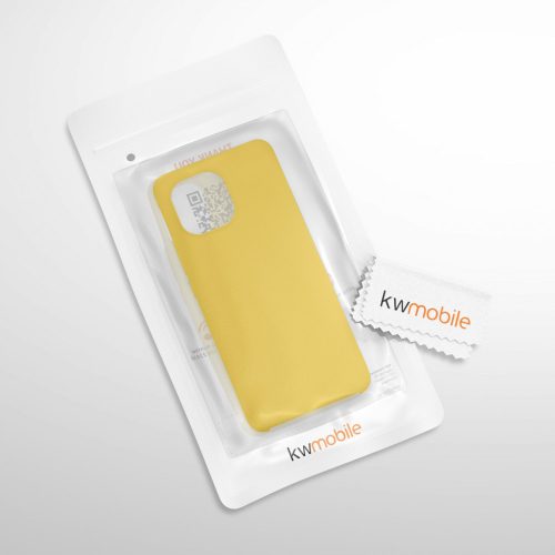 Kryt pro Xiaomi Mi 11, silikon, žlutý, 54379.143