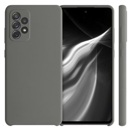 Pouzdro pro Samsung Galaxy A72, silikonové, šedé, 54359.155
