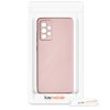 Pouzdro pro Samsung Galaxy A72, silikonové, růžové zlato, 54363.31