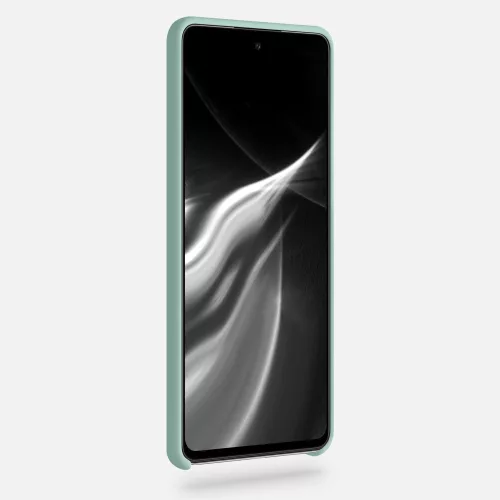 Pouzdro pro Samsung Galaxy A72, silikonové, zelené, 54359.50