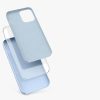 Pouzdro pro iPhone 12 / iPhone 12 Pro, silikonové, modré, 52641.58