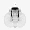 Sada 5 koleček pro tyč kancelářské židle 10 mm, Kwmobile, Transparent, Polyuretan, 53129.02