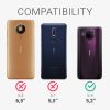 Kryt pro Nokia 5.4, textilní, šedý, 54411.22